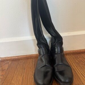 Tory Burch Black Leather Boots